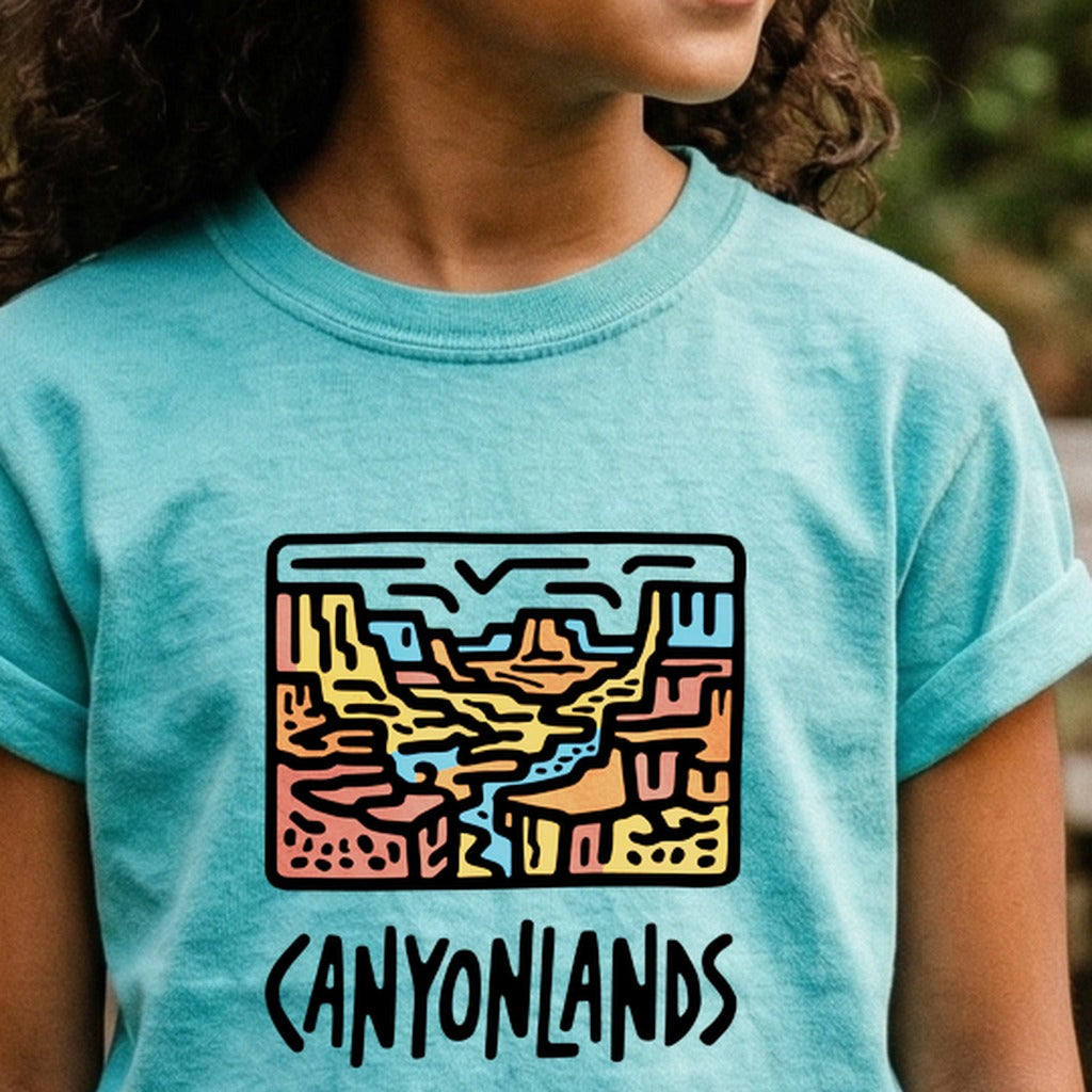 Canyonlands National Park Kids Cotton T-Shirt
