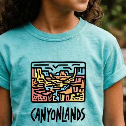 Canyonlands National Park Kids Cotton T-Shirt