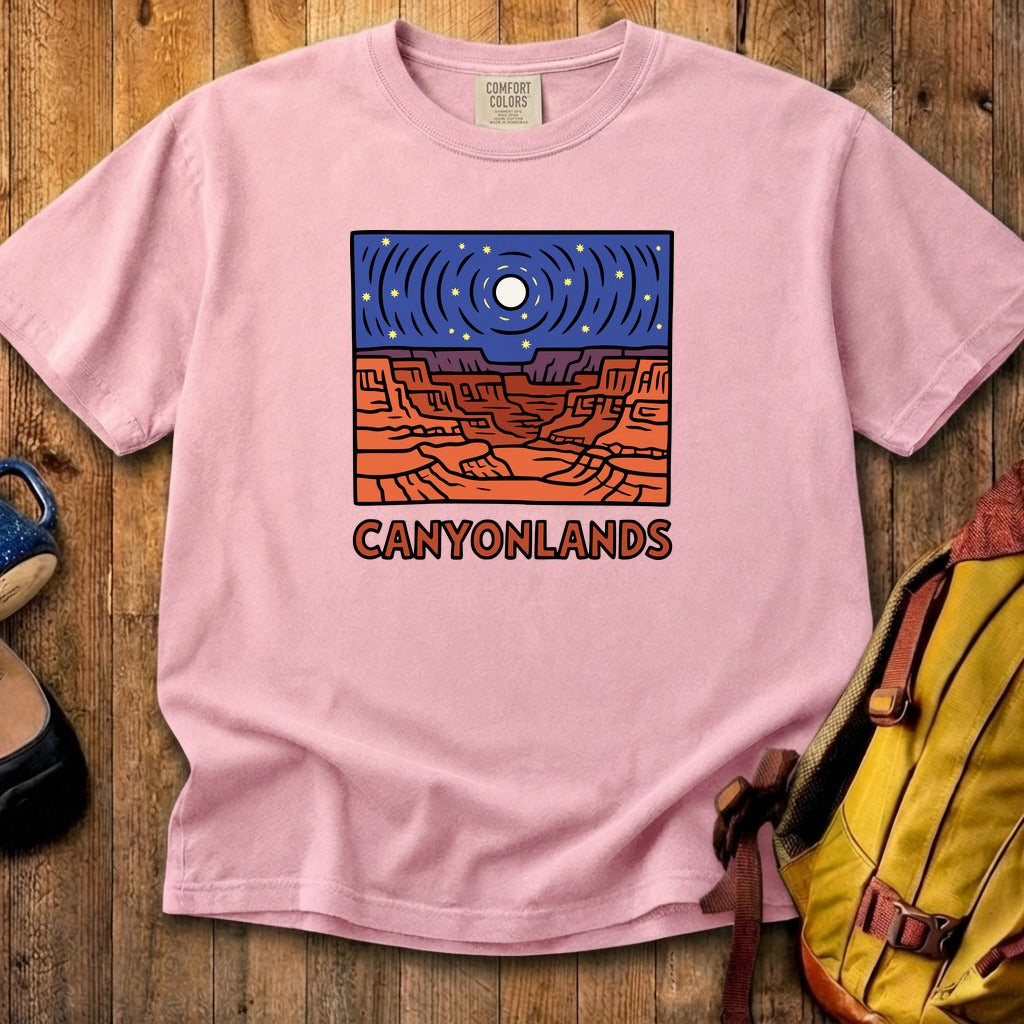 Canyonlands National Park at Night Cotton T-Shirt