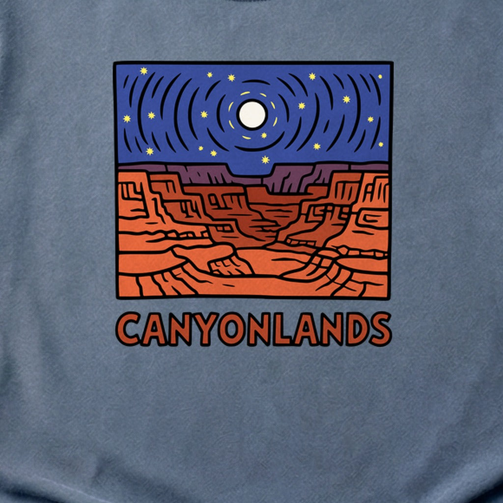 Canyonlands National Park at Night Cotton T-Shirt