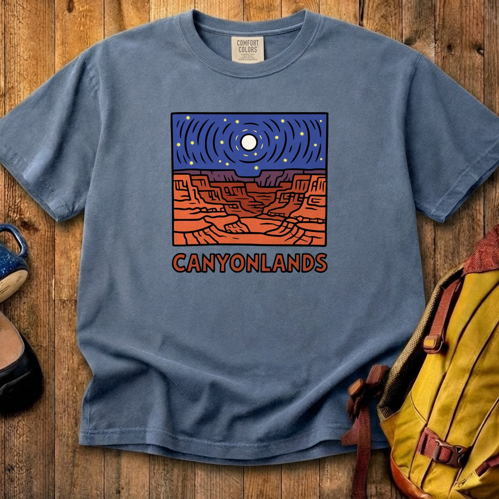 Canyonlands National Park at Night Cotton T-Shirt