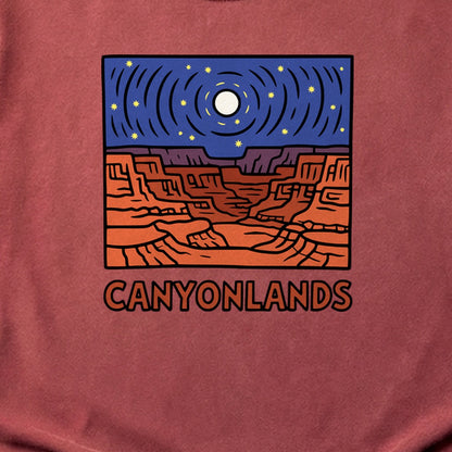 Canyonlands National Park at Night Cotton T-Shirt