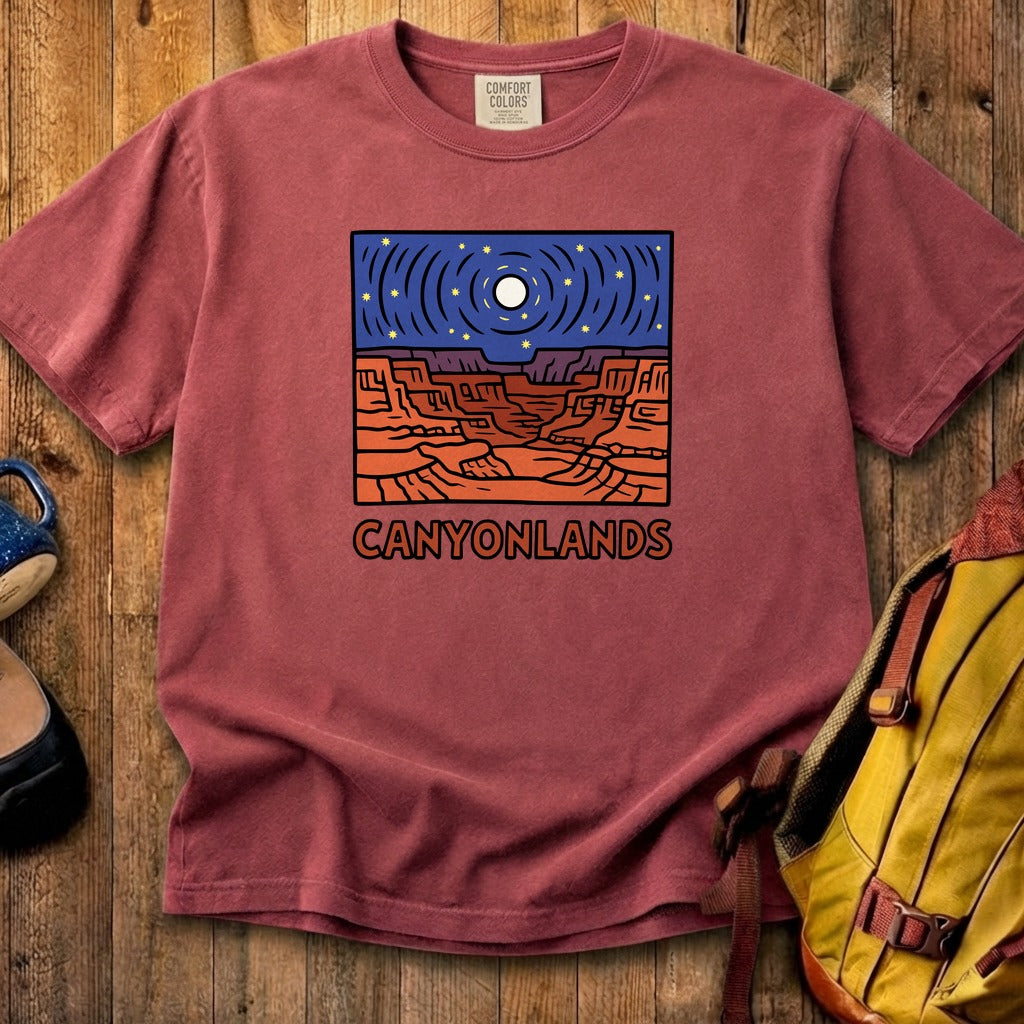 Canyonlands National Park at Night Cotton T-Shirt