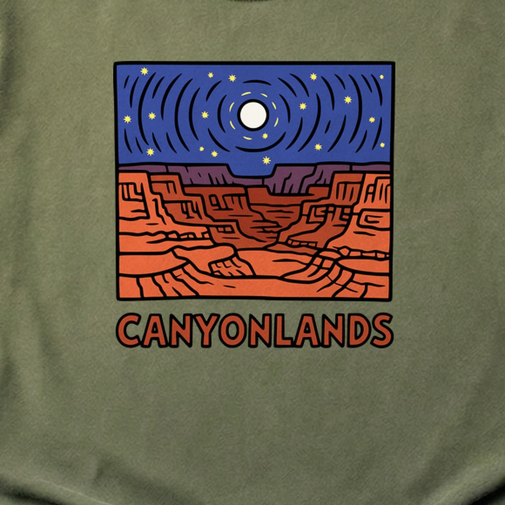 Canyonlands National Park at Night Cotton T-Shirt