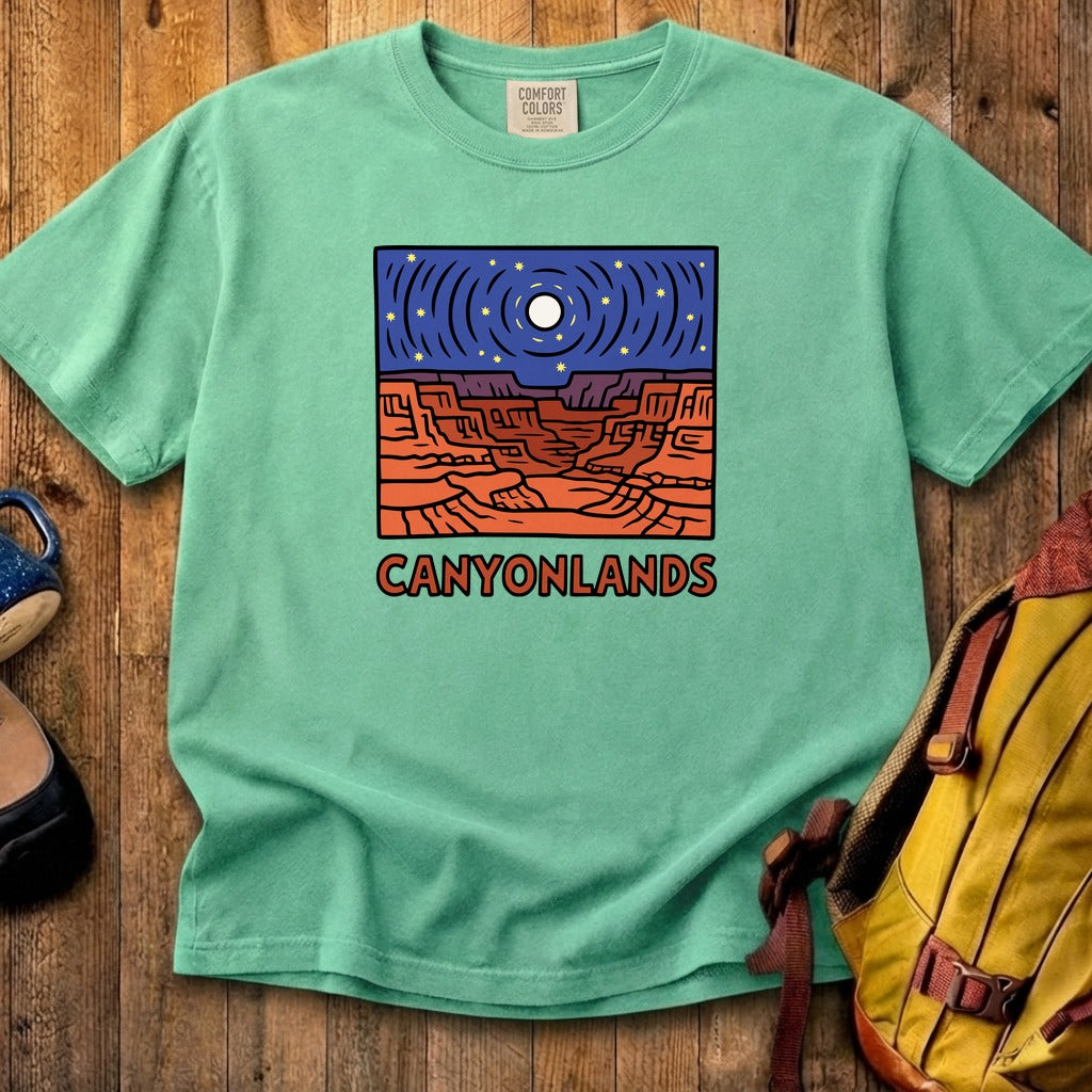 Canyonlands National Park at Night Cotton T-Shirt