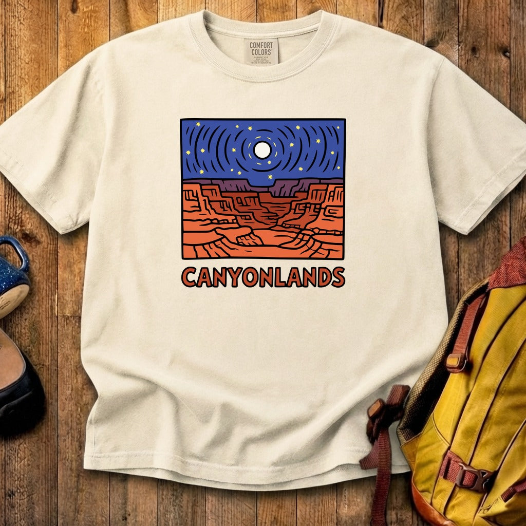 Canyonlands National Park at Night Cotton T-Shirt