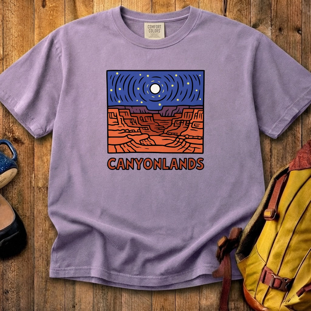 Canyonlands National Park at Night Cotton T-Shirt