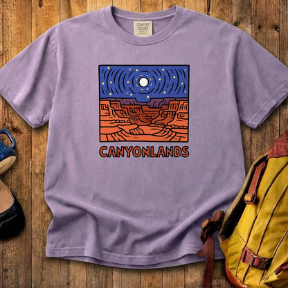 Canyonlands National Park at Night Cotton T-Shirt
