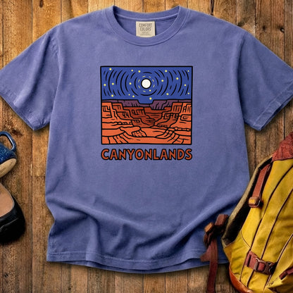 Canyonlands National Park at Night Cotton T-Shirt