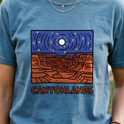 Canyonlands National Park at Night Cotton T-Shirt