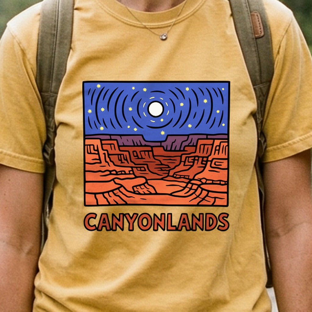 Canyonlands National Park at Night Cotton T-Shirt