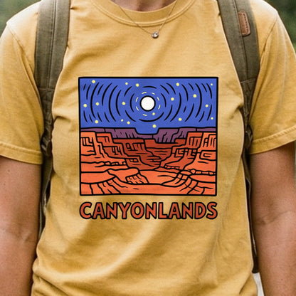 Canyonlands National Park at Night Cotton T-Shirt