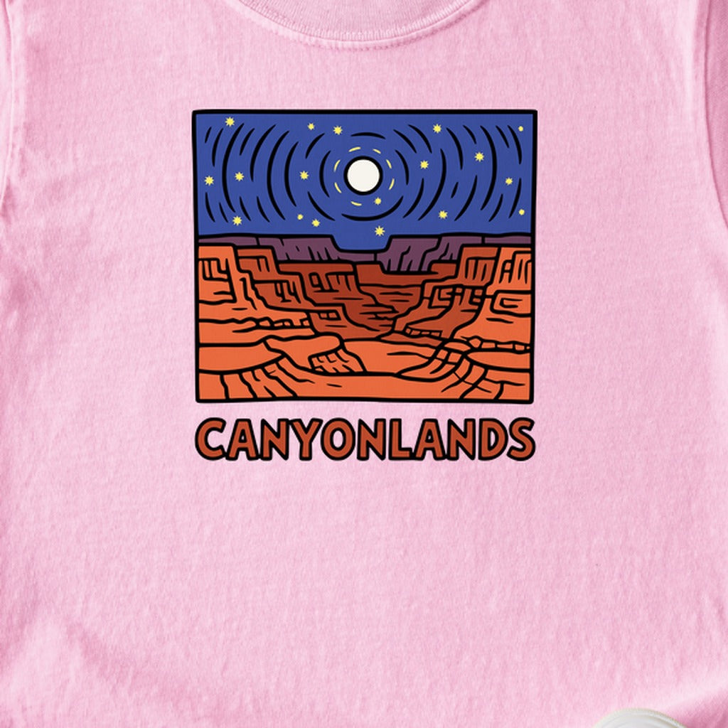 Canyonlands National Park at Night Kids Cotton T-Shirt