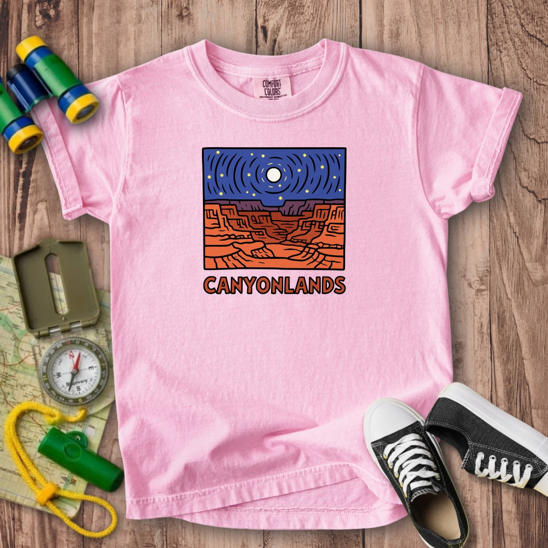 Canyonlands National Park at Night Kids Cotton T-Shirt
