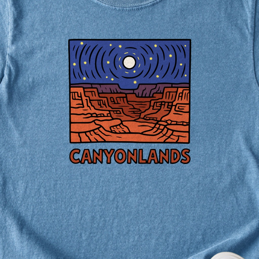 Canyonlands National Park at Night Kids Cotton T-Shirt