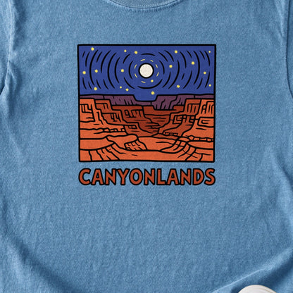 Canyonlands National Park at Night Kids Cotton T-Shirt