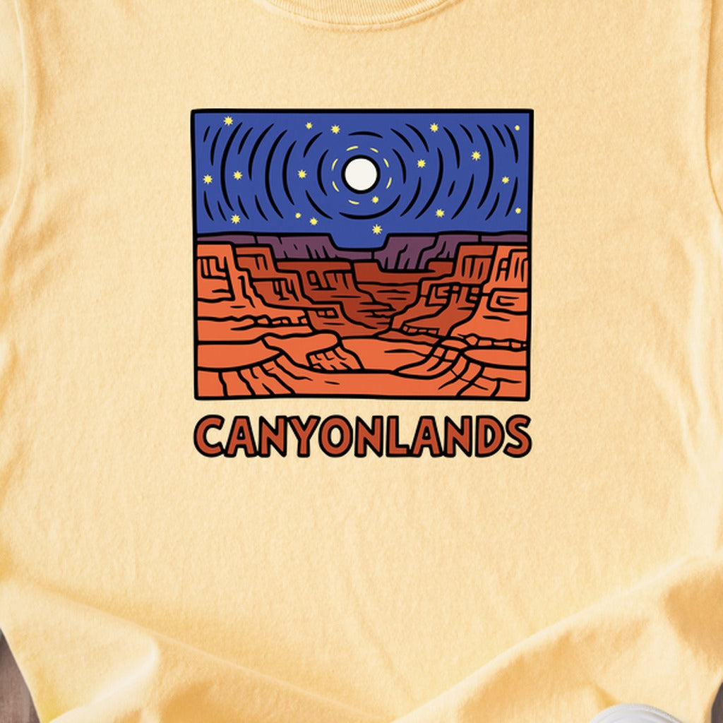 Canyonlands National Park at Night Kids Cotton T-Shirt