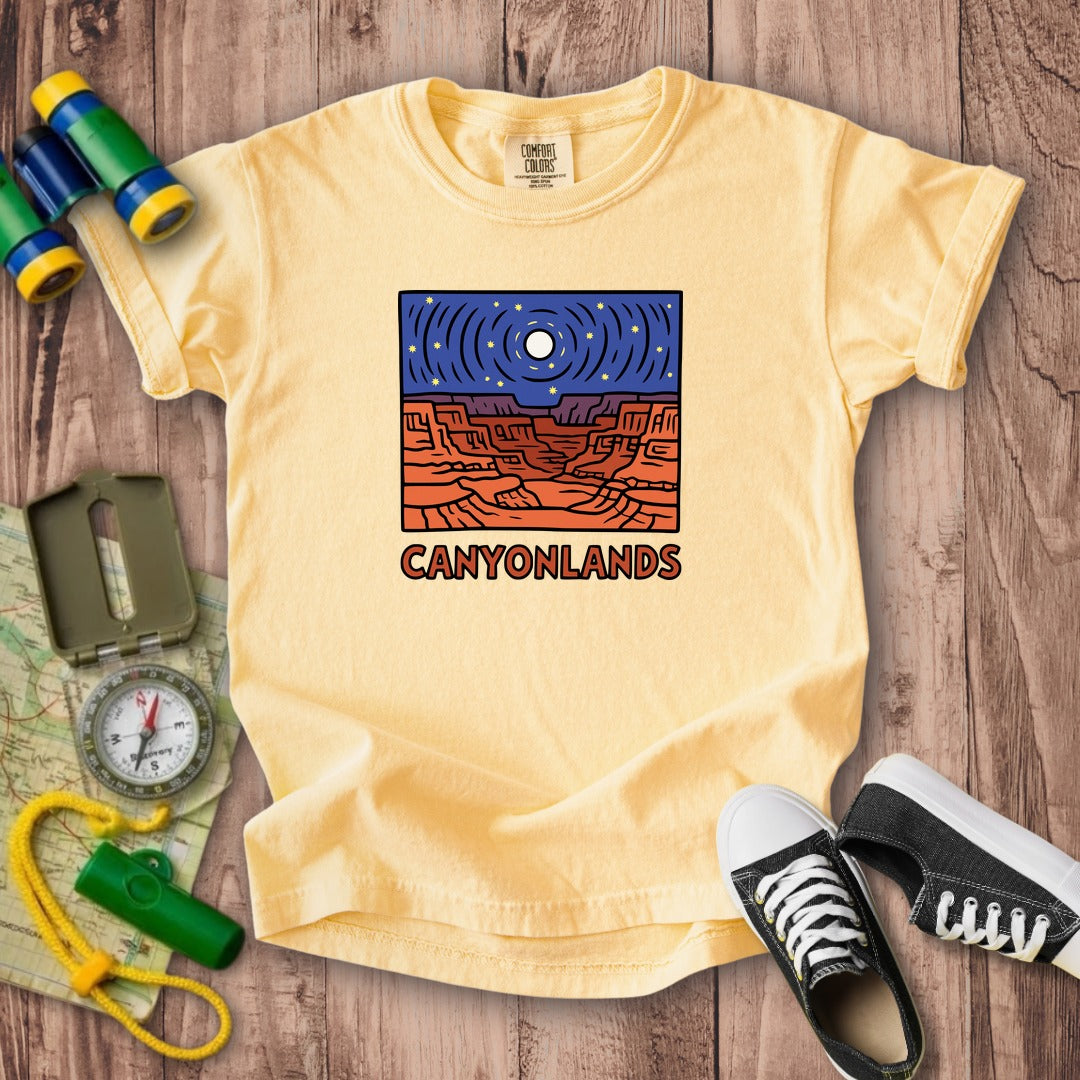 Canyonlands National Park at Night Kids Cotton T-Shirt