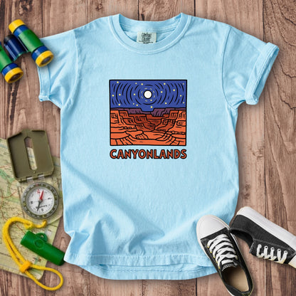 Canyonlands National Park at Night Kids Cotton T-Shirt
