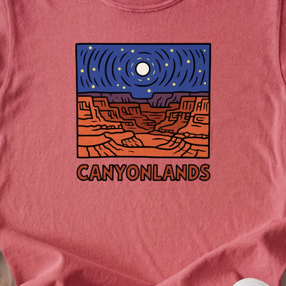 Canyonlands National Park at Night Kids Cotton T-Shirt