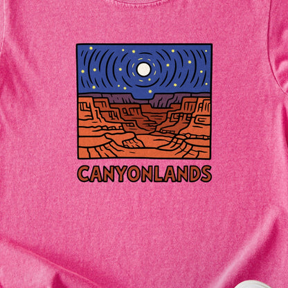 Canyonlands National Park at Night Kids Cotton T-Shirt