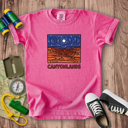 Canyonlands National Park at Night Kids Cotton T-Shirt