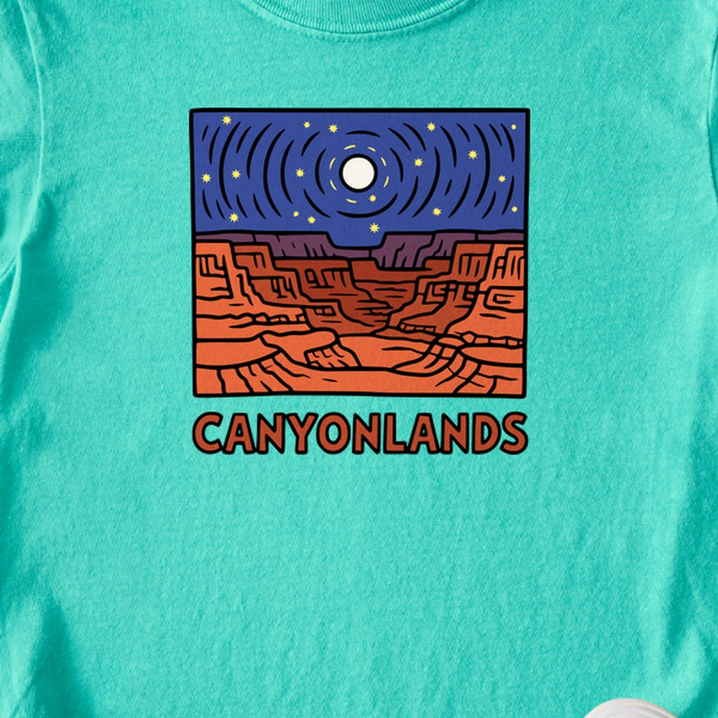 Canyonlands National Park at Night Kids Cotton T-Shirt