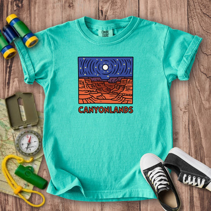 Canyonlands National Park at Night Kids Cotton T-Shirt
