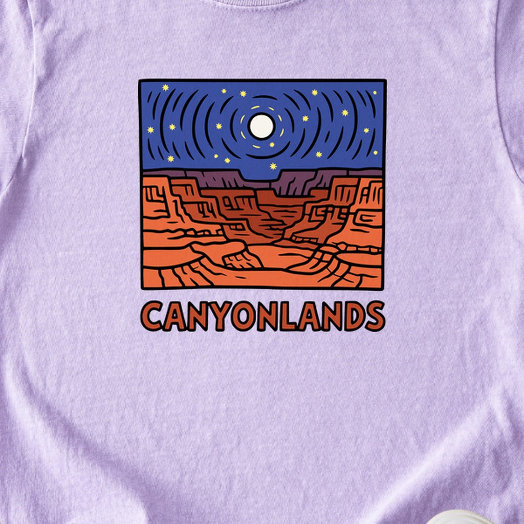 Canyonlands National Park at Night Kids Cotton T-Shirt