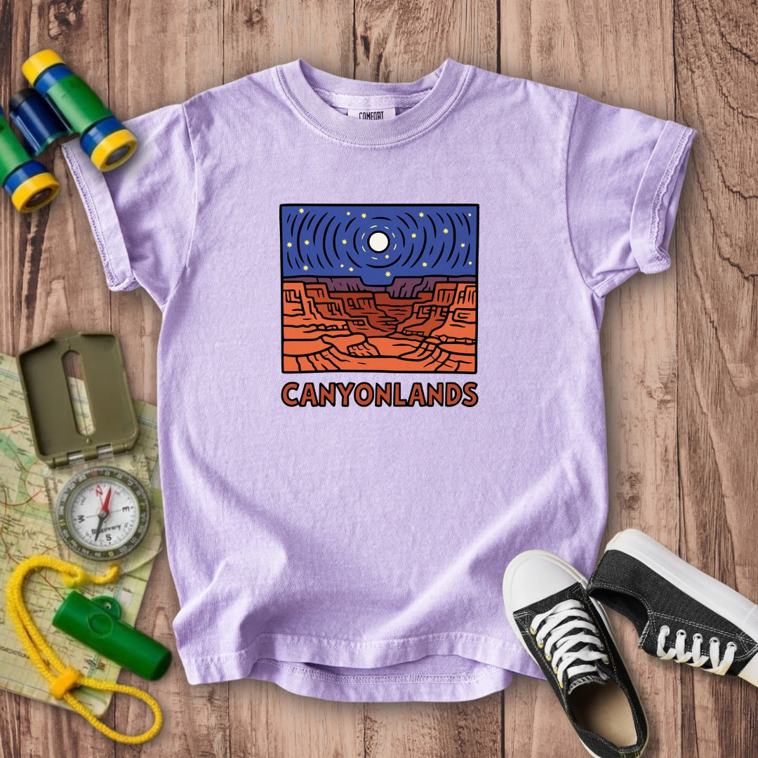 Canyonlands National Park at Night Kids Cotton T-Shirt