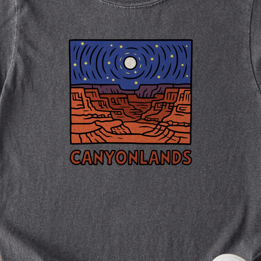 Canyonlands National Park at Night Kids Cotton T-Shirt