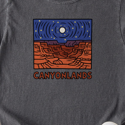Canyonlands National Park at Night Kids Cotton T-Shirt