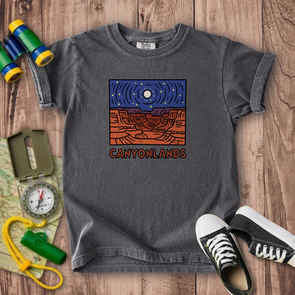 Canyonlands National Park at Night Kids Cotton T-Shirt