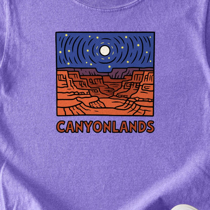 Canyonlands National Park at Night Kids Cotton T-Shirt