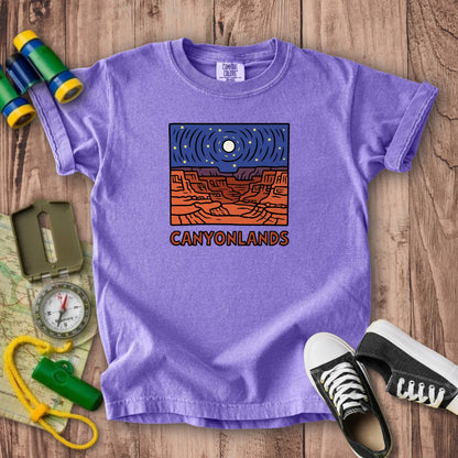 Canyonlands National Park at Night Kids Cotton T-Shirt
