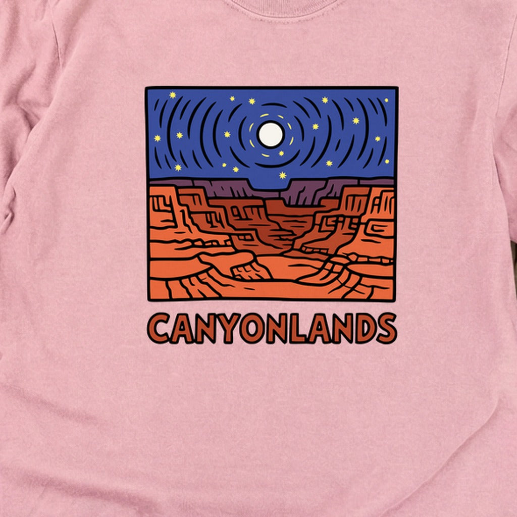 Canyonlands National Park at Night Cotton Long Sleeve
