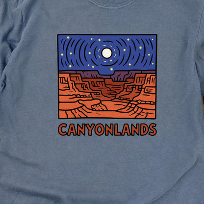 Canyonlands National Park at Night Cotton Long Sleeve