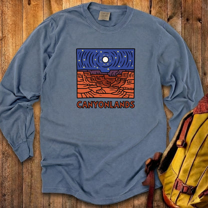 Canyonlands National Park at Night Cotton Long Sleeve