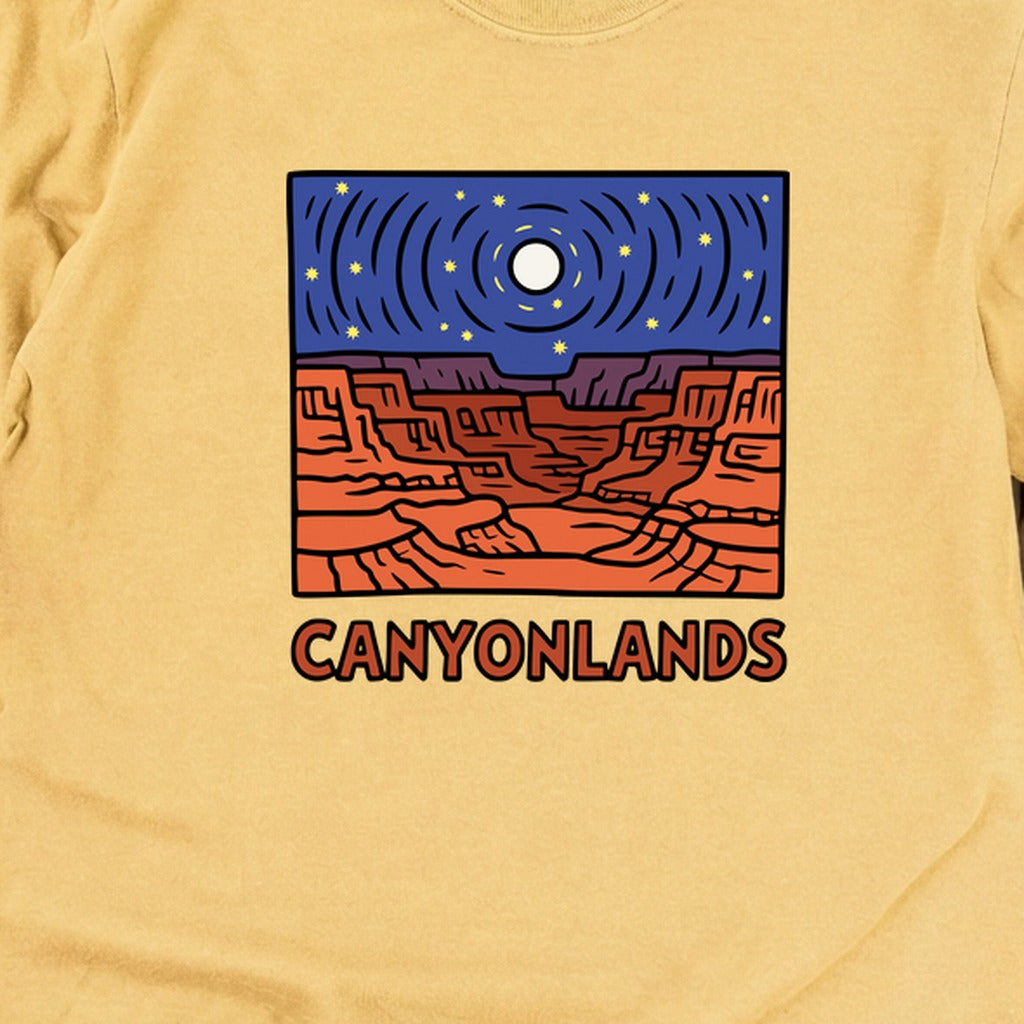 Canyonlands National Park at Night Cotton Long Sleeve