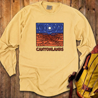Canyonlands National Park at Night Cotton Long Sleeve