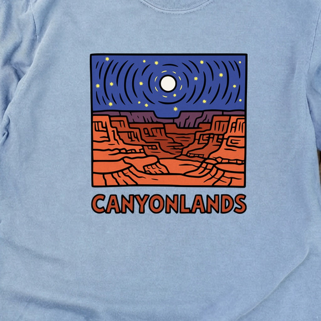 Canyonlands National Park at Night Cotton Long Sleeve