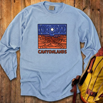 Canyonlands National Park at Night Cotton Long Sleeve