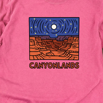 Canyonlands National Park at Night Cotton Long Sleeve