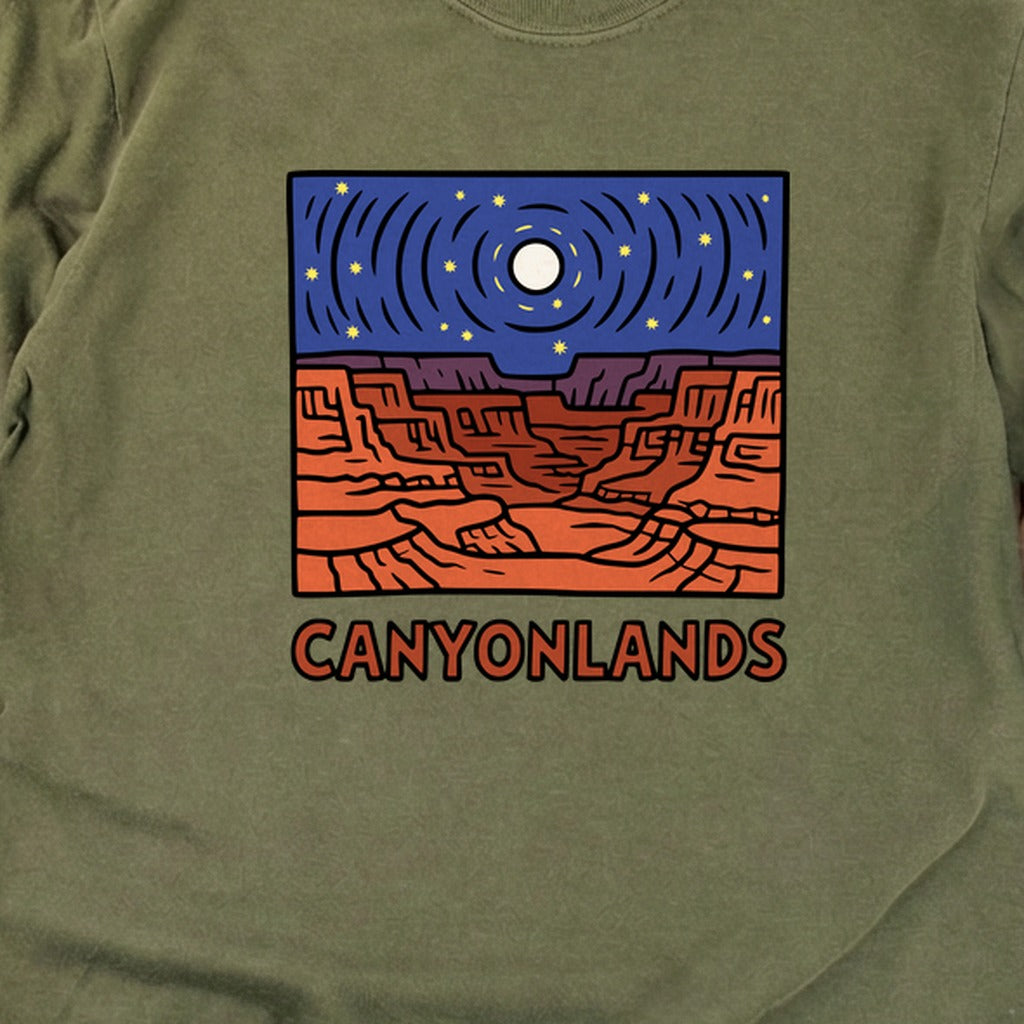 Canyonlands National Park at Night Cotton Long Sleeve