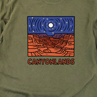 Canyonlands National Park at Night Cotton Long Sleeve