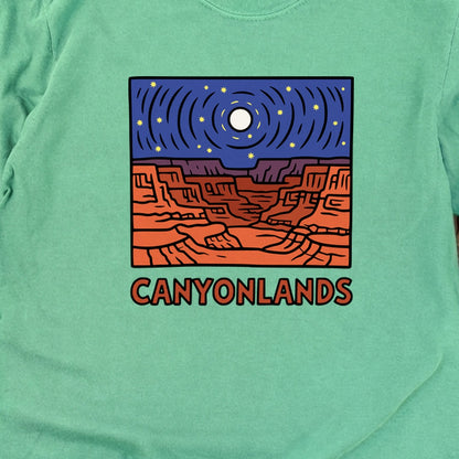 Canyonlands National Park at Night Cotton Long Sleeve