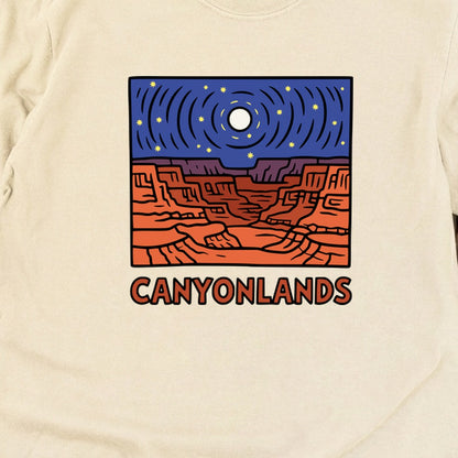 Canyonlands National Park at Night Cotton Long Sleeve