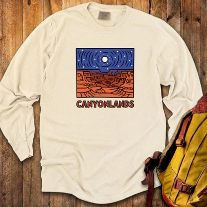 Canyonlands National Park at Night Cotton Long Sleeve