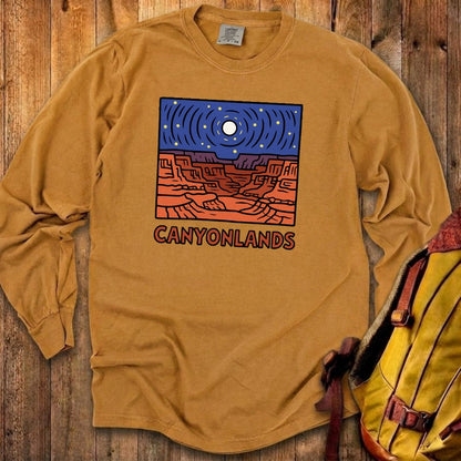 Canyonlands National Park at Night Cotton Long Sleeve