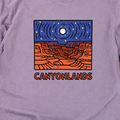 Canyonlands National Park at Night Cotton Long Sleeve